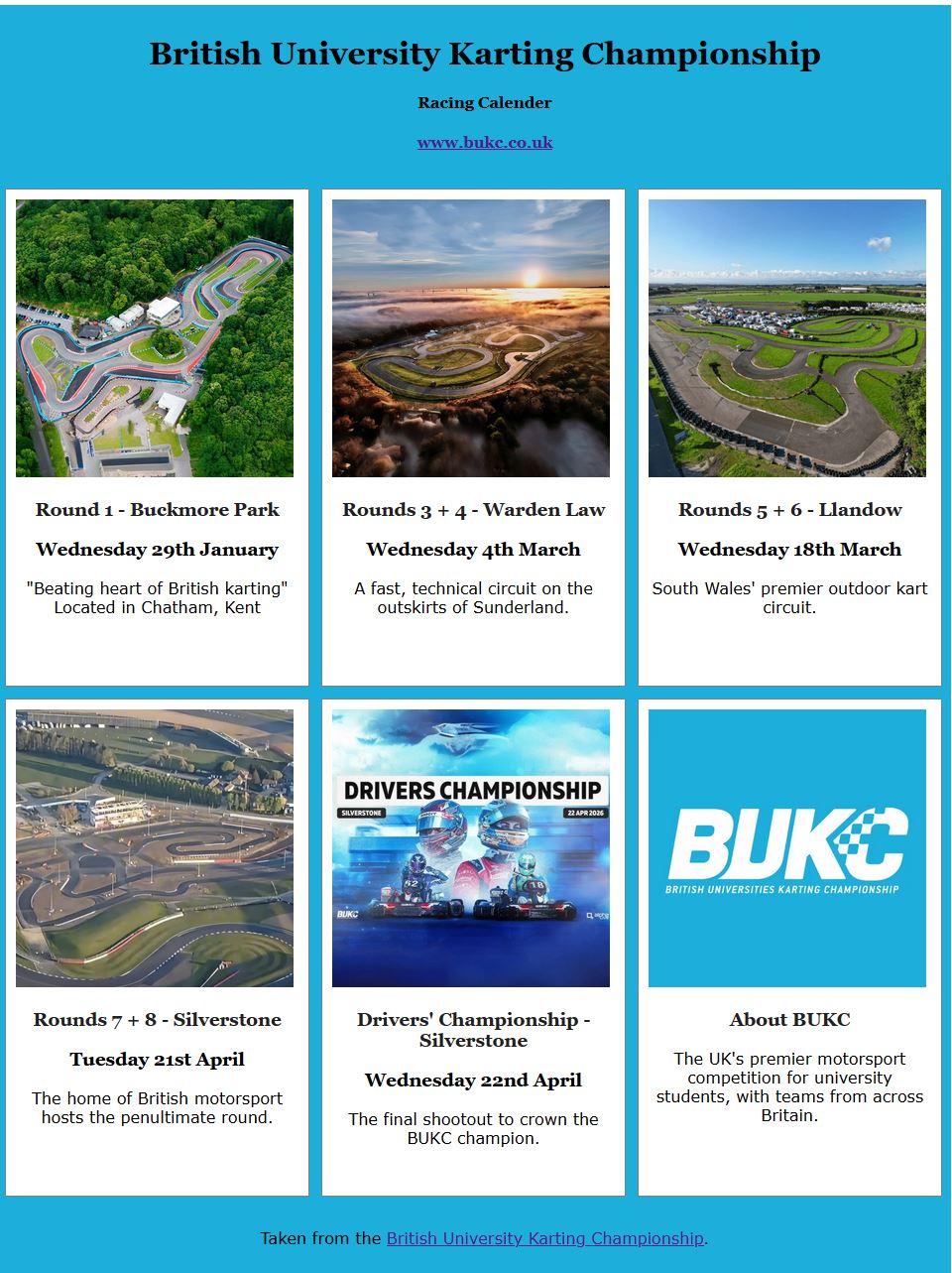 BUKC Karting layout project preview